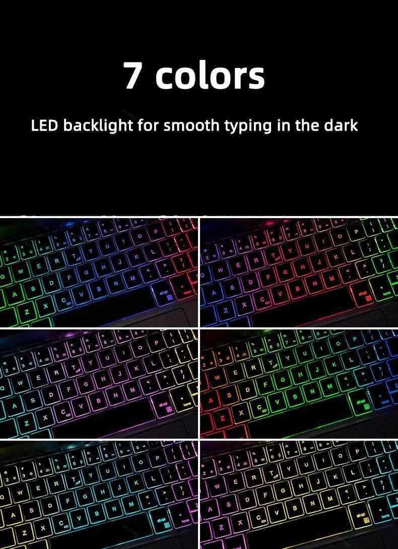 Casebuddy iPad Pro 11 2022 / English iPad Pro 11 2022 Magic 360° Rotatable Backlit Keyboard Case