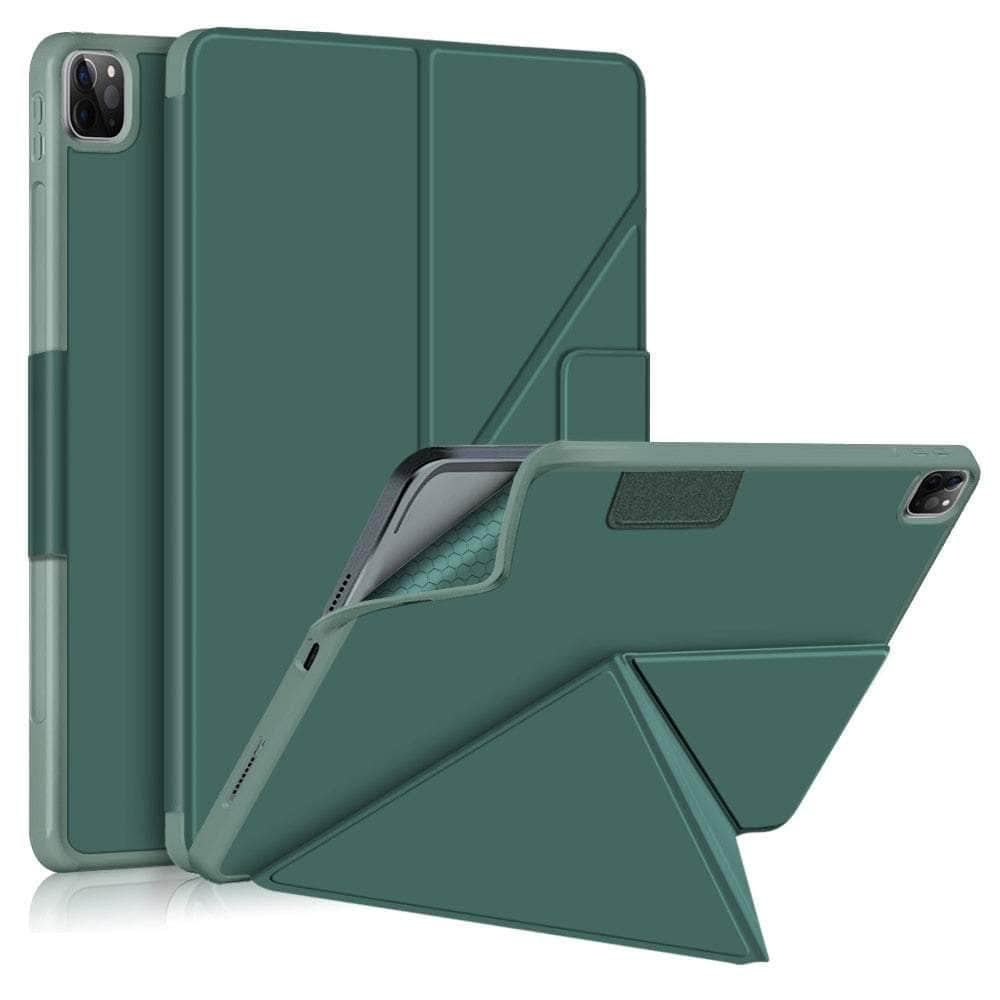 Casebuddy BXJG Darkgreen / iPad Pro 11 Inch iPad Pro 11 2022 Tri-Fold Super Smart Case