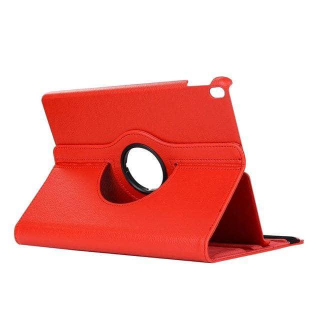 iPad Pro 12.9 2018 Leather Look 360 Rotating Bracket Flip Smart Stand Case - CaseBuddy