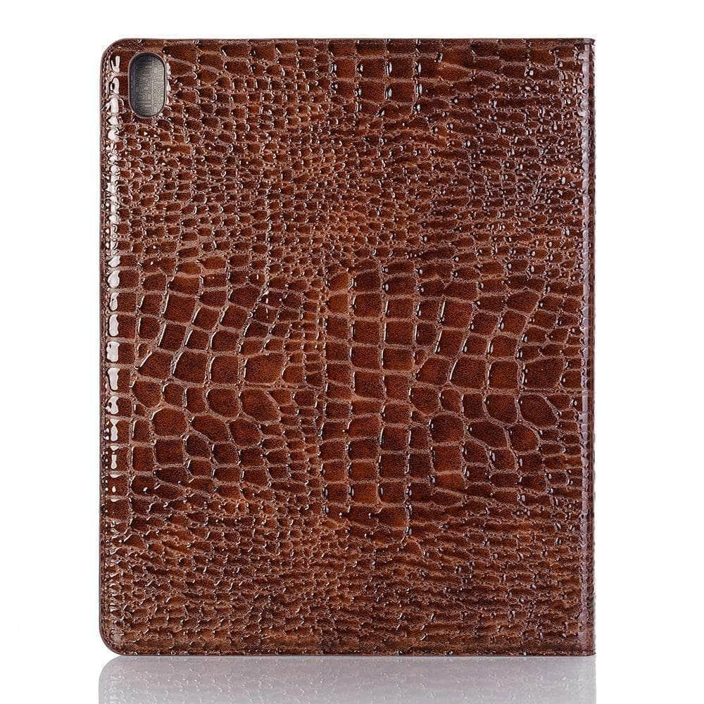 CaseBuddy Australia Casebuddy iPad Pro 12.9 2020 Premium PU Leather Crocodile Pattern Smart Case
