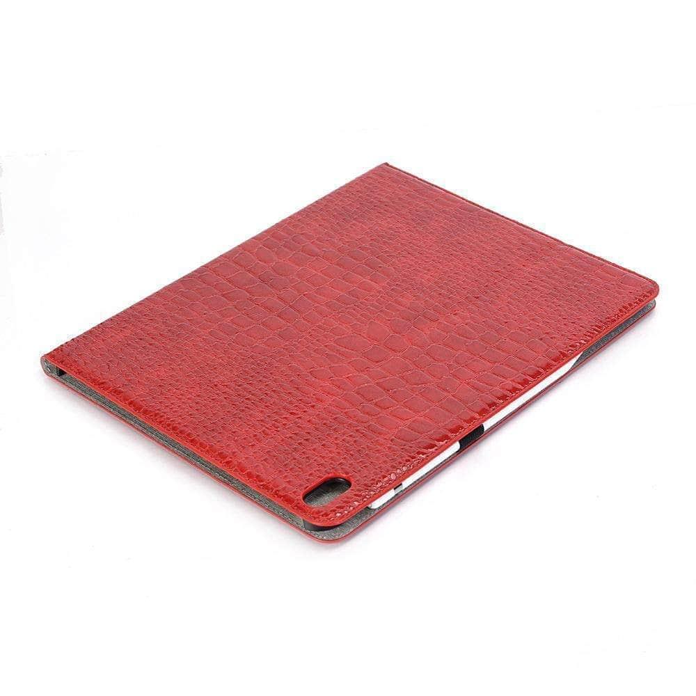 CaseBuddy Australia Casebuddy iPad Pro 12.9 2020 Premium PU Leather Crocodile Pattern Smart Case