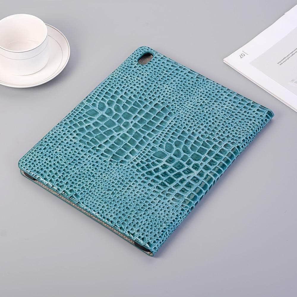 CaseBuddy Australia Casebuddy iPad Pro 12.9 2020 Premium PU Leather Crocodile Pattern Smart Case
