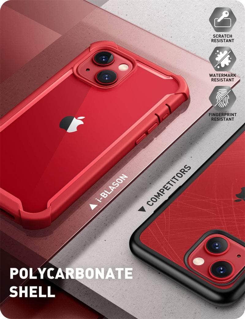 Casebuddy Black / PC + TPU iPhone 14 I-BLASON Ares Dual Layer Rugged Case