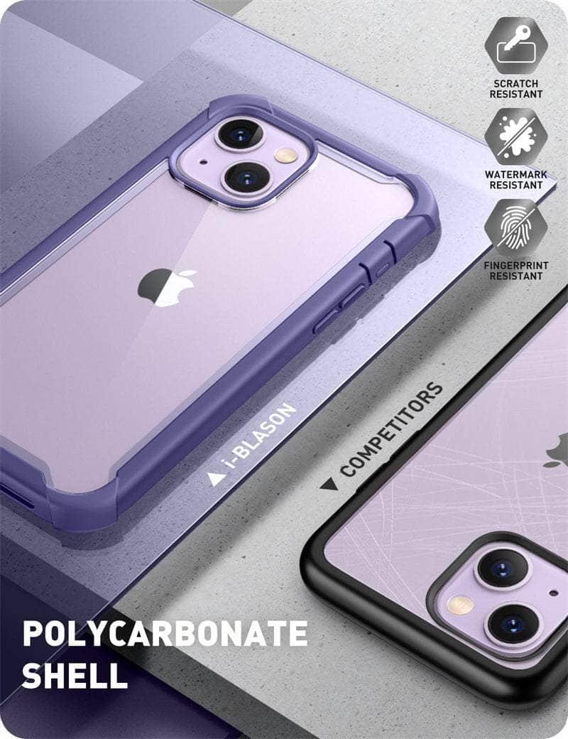 Casebuddy Black / PC + TPU iPhone 14 I-BLASON Ares Dual Layer Rugged Case