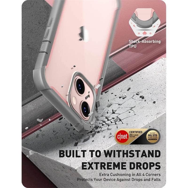 Casebuddy Black / PC + TPU iPhone 14 I-BLASON Ares Dual Layer Rugged Case