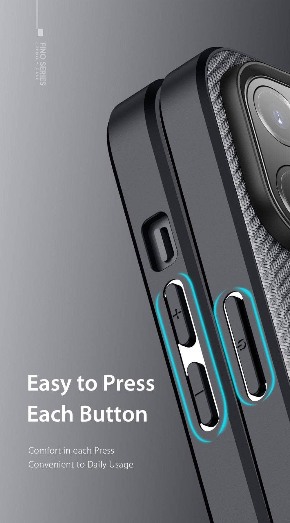 Casebuddy iPhone 14 Max DUX DUCIS Woven Fabric Slim Back Case