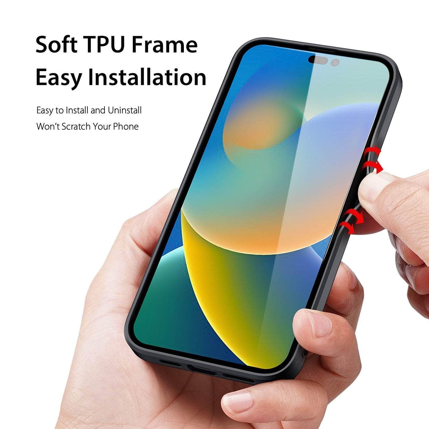 Casebuddy iPhone 14 Pro DUX DUCIS Woven Fabric Slim Back Case