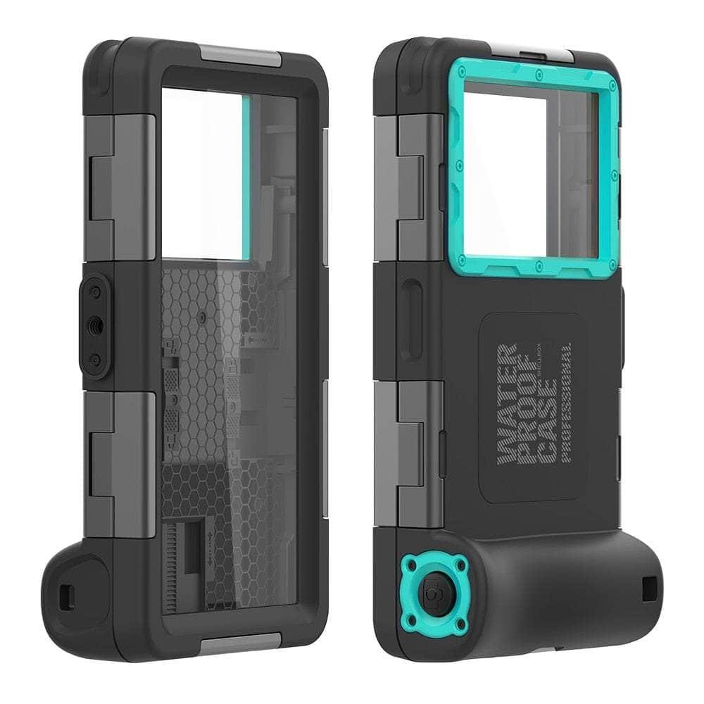 Casebuddy Black Blue / For iPhone 14 iPhone 14 Professional Diving Waterproof Case