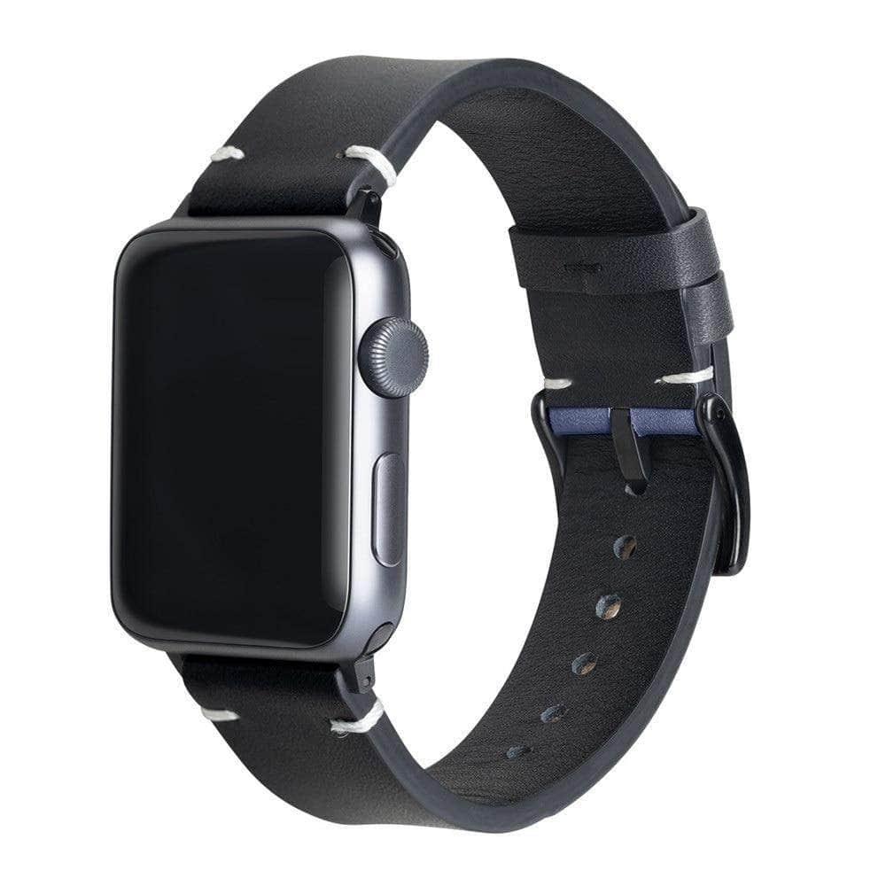 Leather Strap Apple Watch 6 5 4 3 SE 44/42/40/38 Two-Color - CaseBuddy