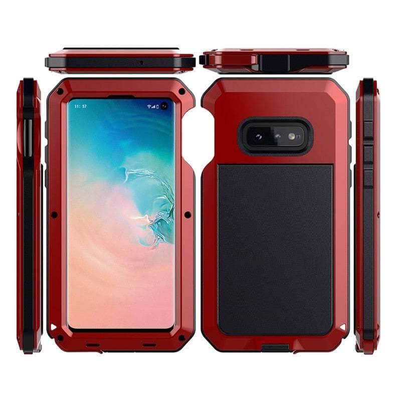 Casebuddy Red / For S23 Ultra Luxury Doom Armor Galaxy S23 Ultra Shockproof Rugged Case