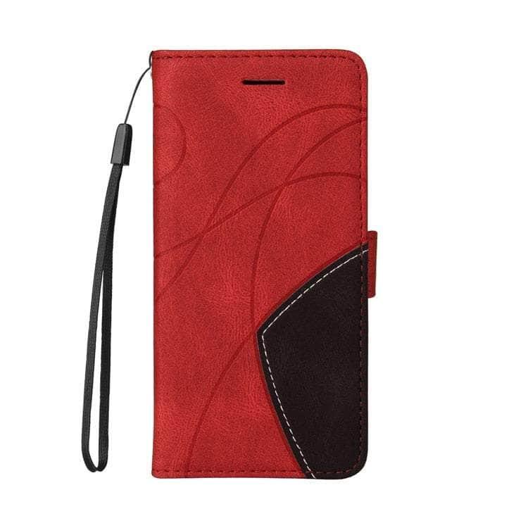 Casebuddy Red / For Pixel 6 Luxury Pixel 6 Leather Wallet Case