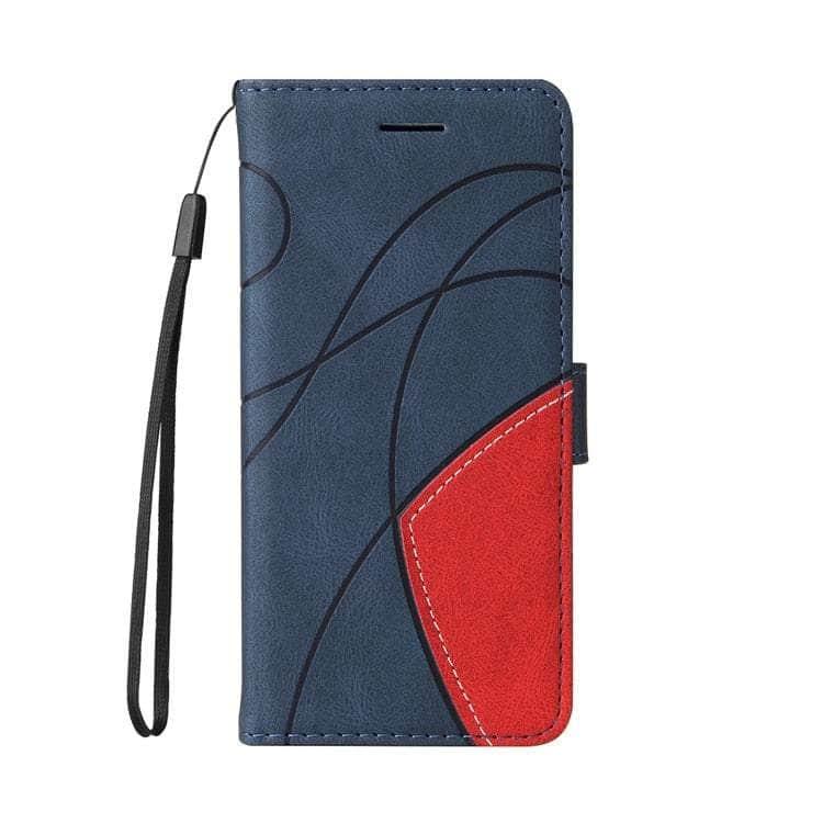 Casebuddy Blue / For Pixel 7 Luxury Pixel 7 Leather Wallet Case