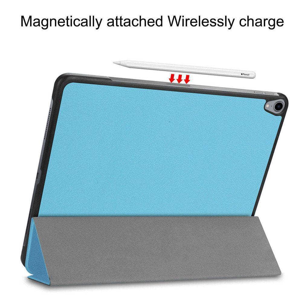 Magnetic Case iPad Pro 12.9 2018 (3th Gen) Leather Look Flip Auto Sleep/Wake