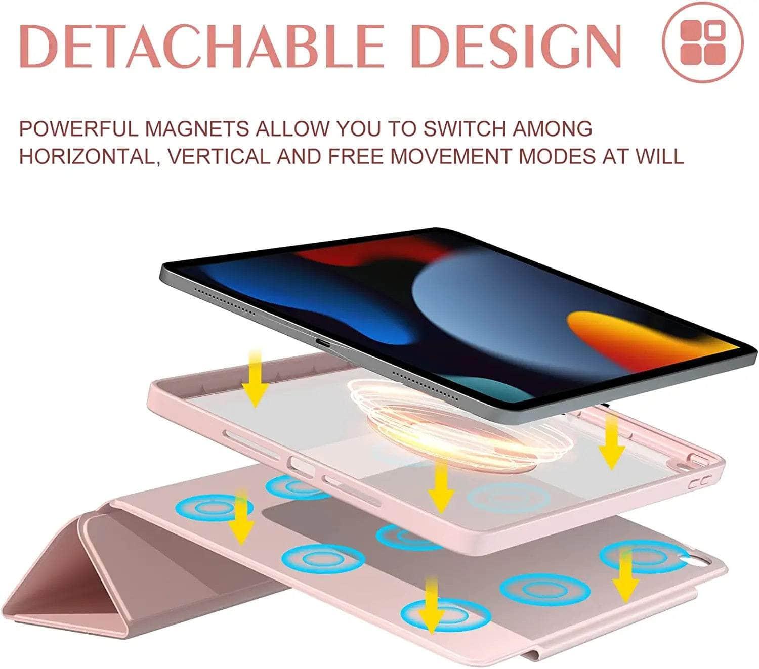 Magnetic Detachable Back Case iPad 10 2022