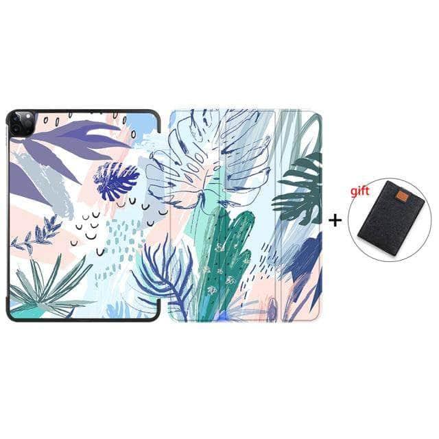 CaseBuddy Australia Casebuddy IP14 / Pro 12.9 3rd 4th Gen MTT iPad Pro 12.9 (2018/2020) Pencil Magnetic TriFold Smart Stand Case