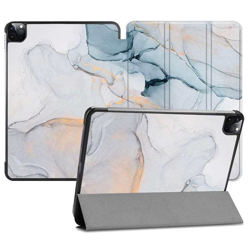 Casebuddy IP16 / iPad 10 2022 MTT Marble iPad 10 2022 Vegan Leather Flip Stand