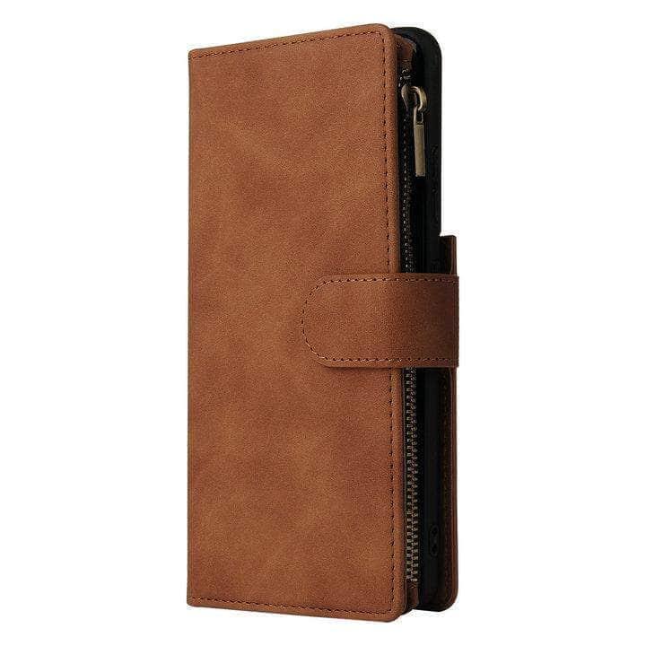 CaseBuddy Australia Casebuddy Multifunction Leather Wallet Zipper Galaxy S21 Case