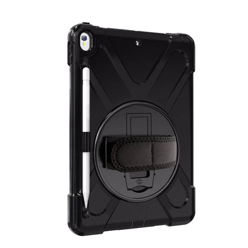 CaseBuddy Casebuddy Premium Armor Shockproof Hand Shoulder Strap Case iPad Air 3 2019 with Pencil Holder