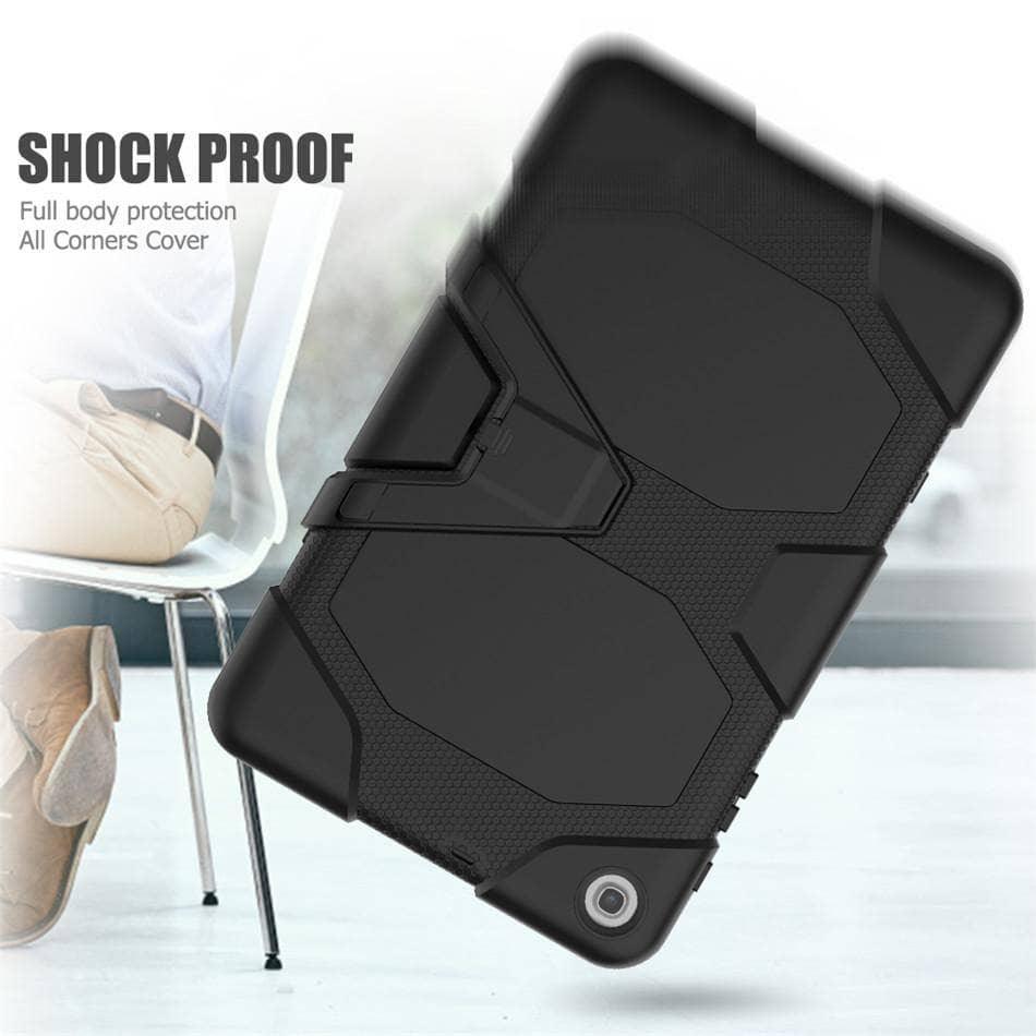 Samsung Galaxy Tab A 10.1 2019 T510 T515 Shockproof Hard Military Heavy Duty Silicone Rugged Case - CaseBuddy
