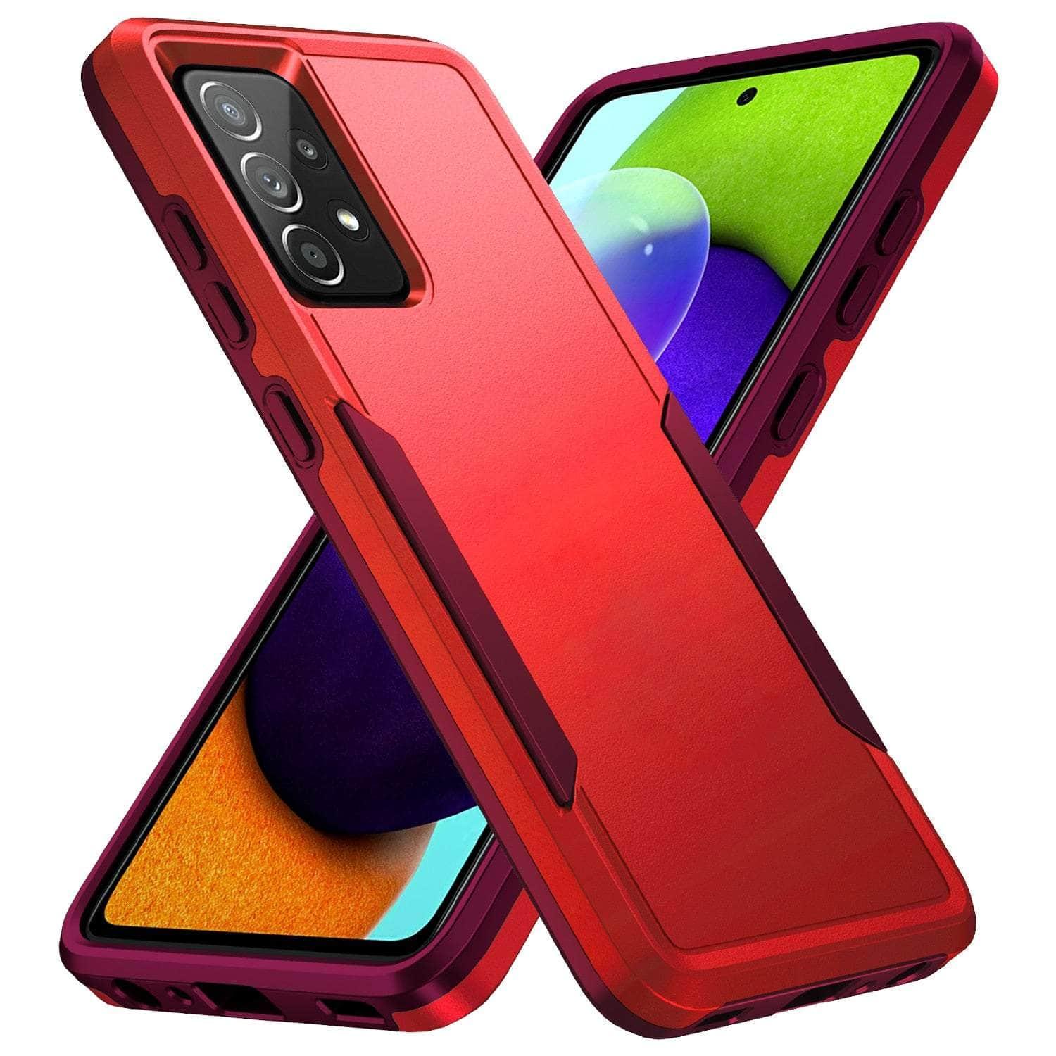 Casebuddy red / for A13 5G SM-A136 Shockproof Precise Cutout Galaxy A13 Case