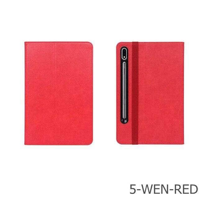 Slim Shell Case Galaxy Tab S7 Plus 12.4 T970 T975 Hand Holder - CaseBuddy