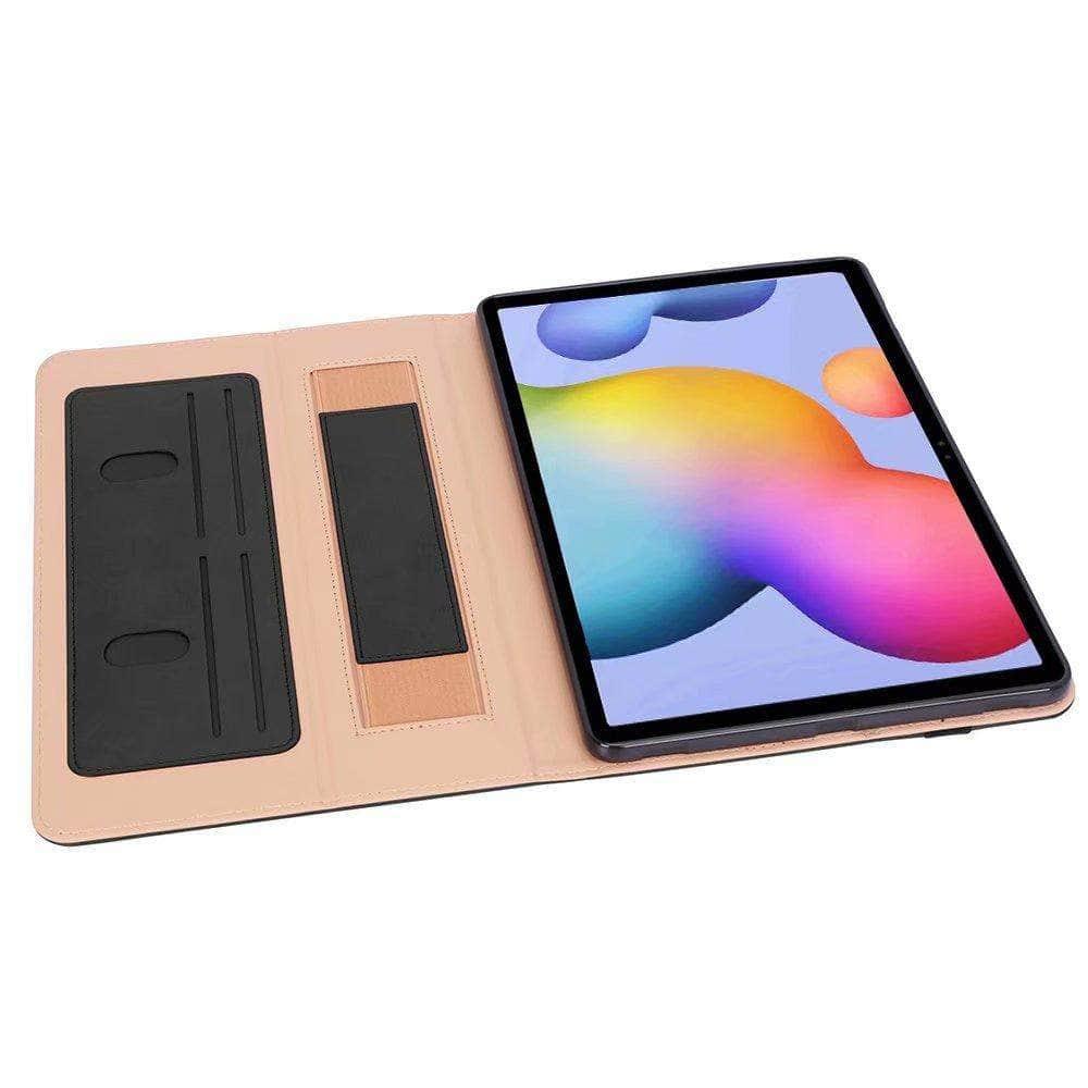 Slim Shell Case Galaxy Tab S7 Plus 12.4 T970 T975 Hand Holder - CaseBuddy