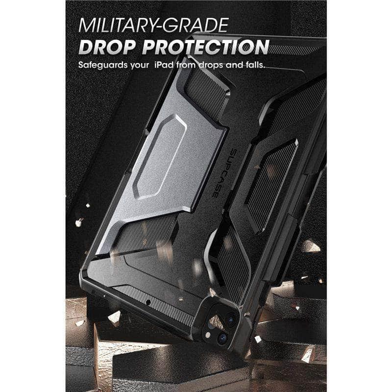 SUPCASE iPad Pro 12.9 2020 UB Full-Body Rugged Rubber Cover Built-in Apple Pencil Holder - CaseBuddy