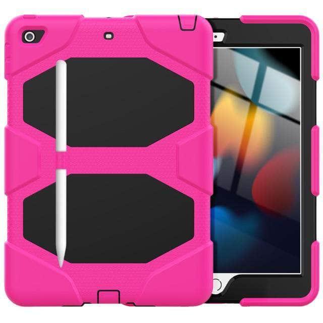 CaseBuddy Australia Casebuddy rose / iPad 10.2 (2021) 9th Tough Box Children Safe Case for iPad 9 10.2 2021