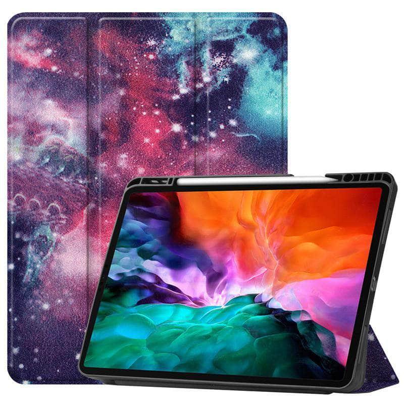 CaseBuddy Australia Casebuddy Tri-Fold Leather Flip Cover iPad Pro 2021 Protective Shell
