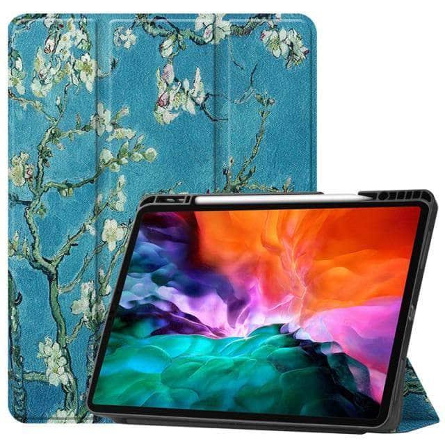 CaseBuddy Australia Casebuddy XH / iPad Pro 12.9 2021 Tri-Fold Leather Flip Cover iPad Pro 2021 Protective Shell