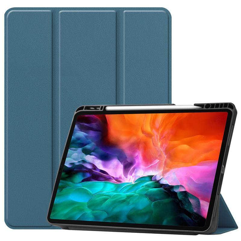 CaseBuddy Australia Casebuddy Tri-Fold Leather Flip Cover iPad Pro 2021 Protective Shell