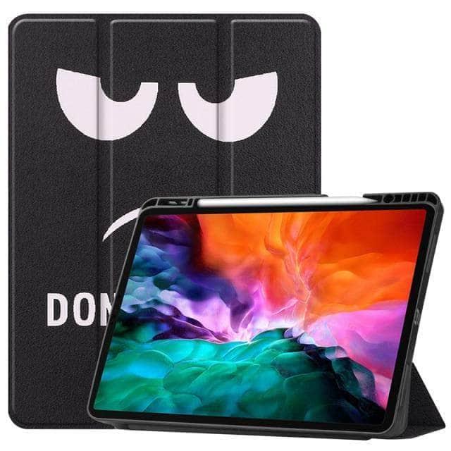 CaseBuddy Australia Casebuddy YJ / iPad Pro 11 2021 Tri-Fold Leather Flip Cover iPad Pro 2021 Protective Shell