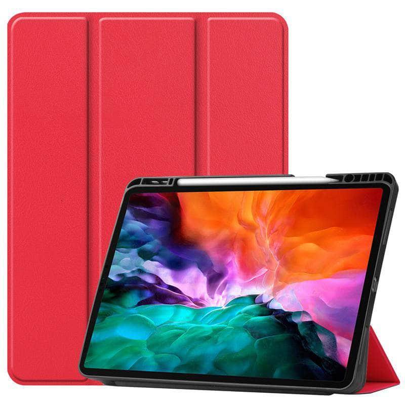 CaseBuddy Australia Casebuddy Tri-Fold Leather Flip Cover iPad Pro 2021 Protective Shell