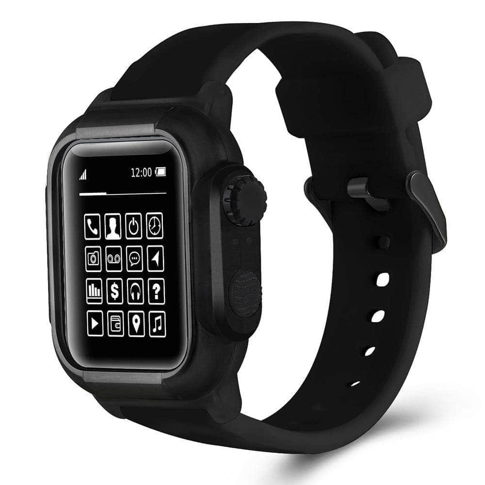 CaseBuddy Australia Casebuddy Waterproof Silicone Sport Band Strap Apple Watch 6 5 4 3 2 SE 44/42