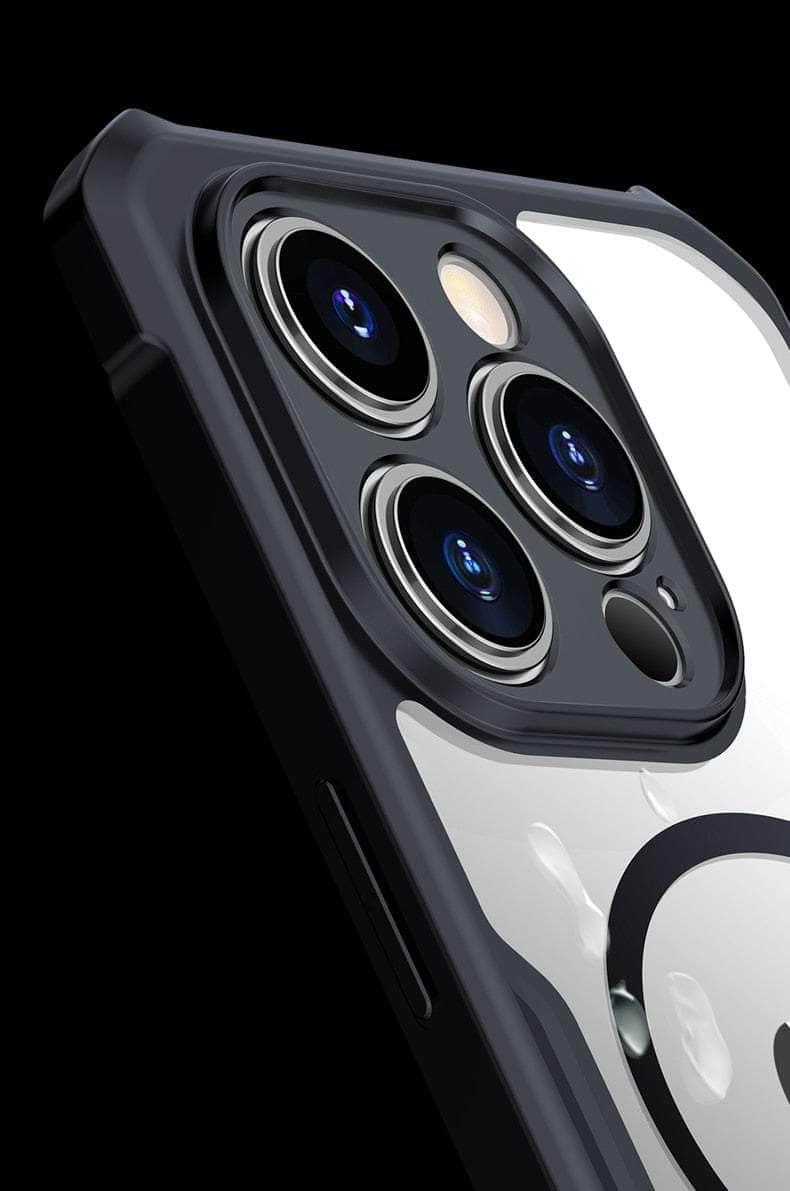 Casebuddy Black Clear / iPhone 14 Plus Xundd iPhone 14 Plus Magnetic Airbags Shockproof Shell