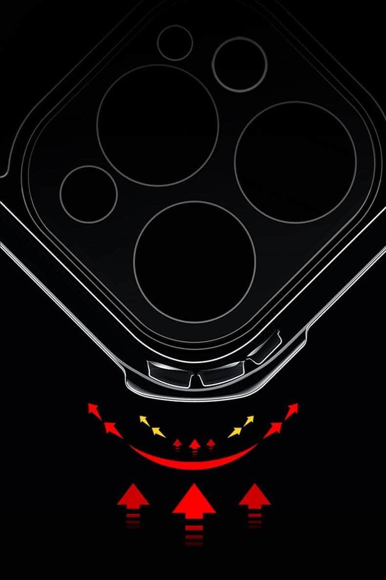 Casebuddy Black Clear / iPhone 14 Pro Xundd iPhone 14 Pro Magnetic Airbags Shockproof Shell