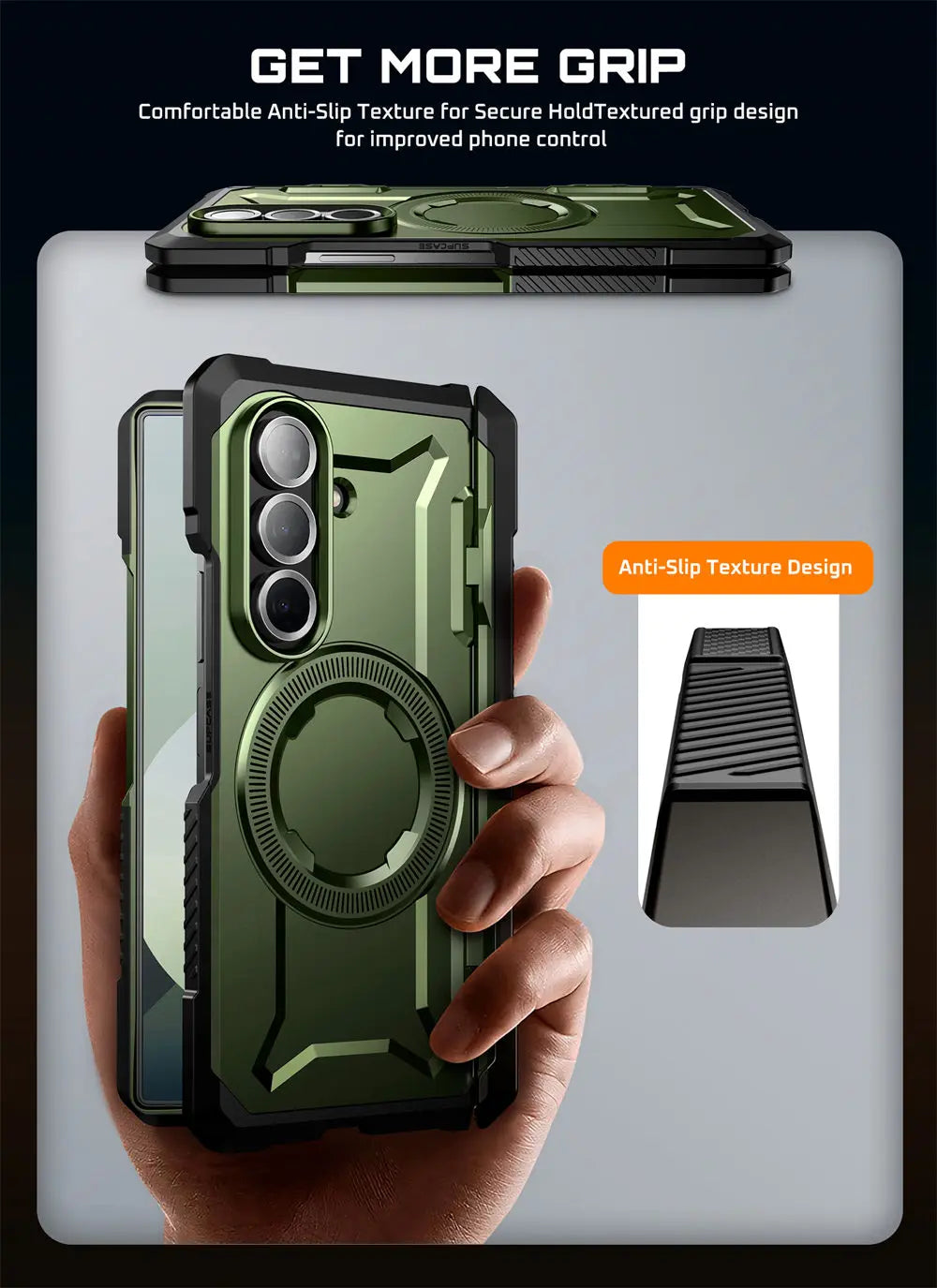 SUPCASE Z Fold 7 UB Grip Anti-Scratch Heavy Duty Case