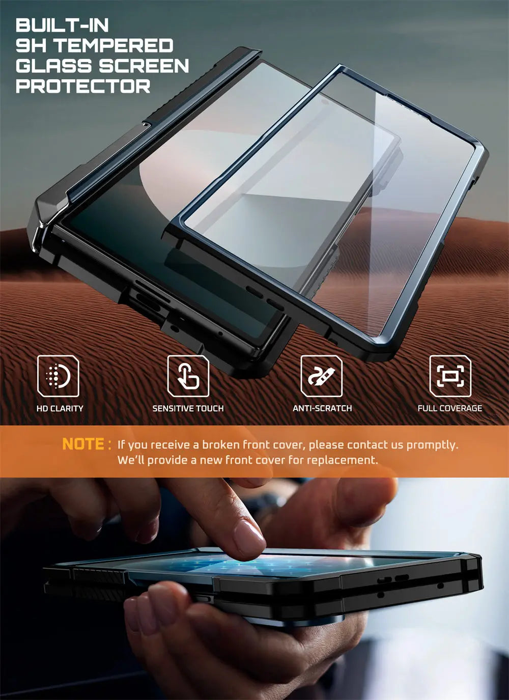 SUPCASE Z Fold 7 UB Grip Anti-Scratch Heavy Duty Case