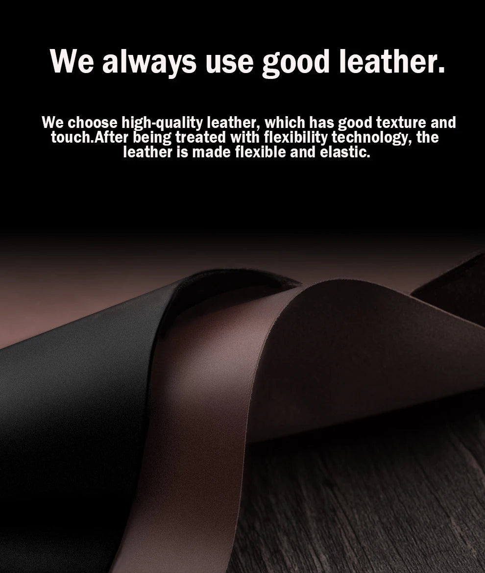 QIALINO Genuine Leather iPhone 17 Pro Handmade Case