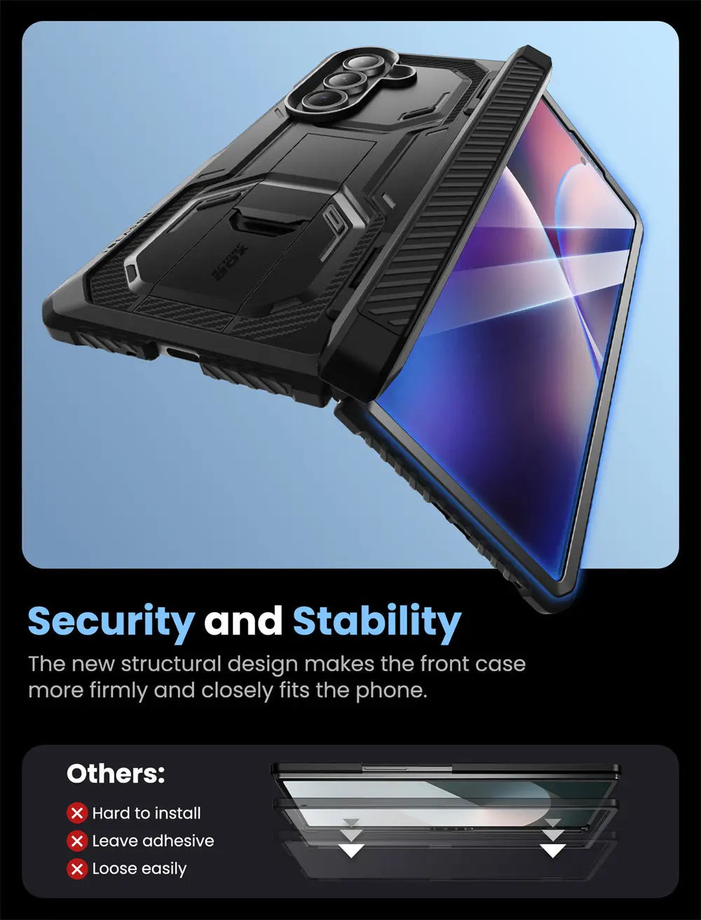 I-BLASON Z Fold 7 Armorbox Protective Phone Case