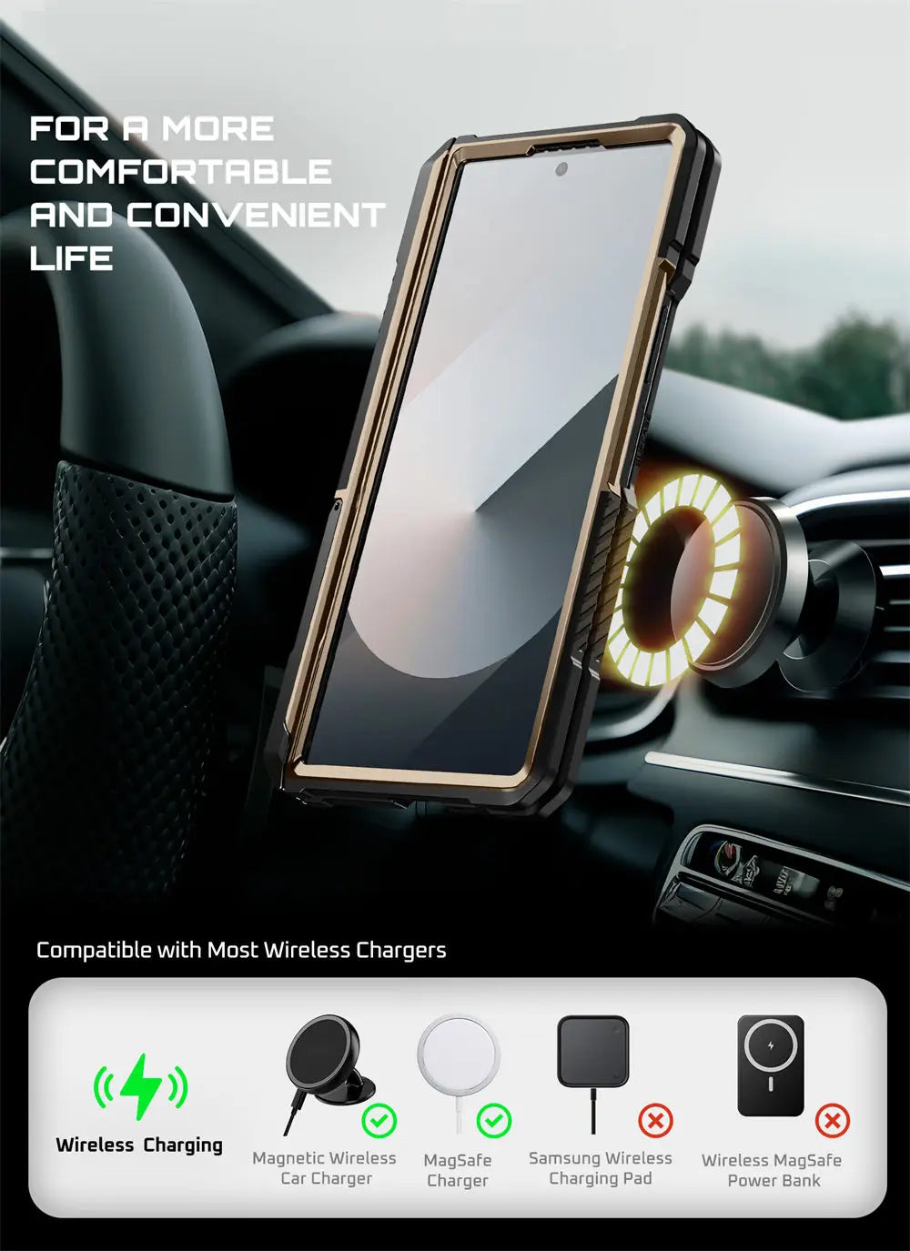 SUPCASE Z Fold 7 UB Grip Anti-Scratch Heavy Duty Case