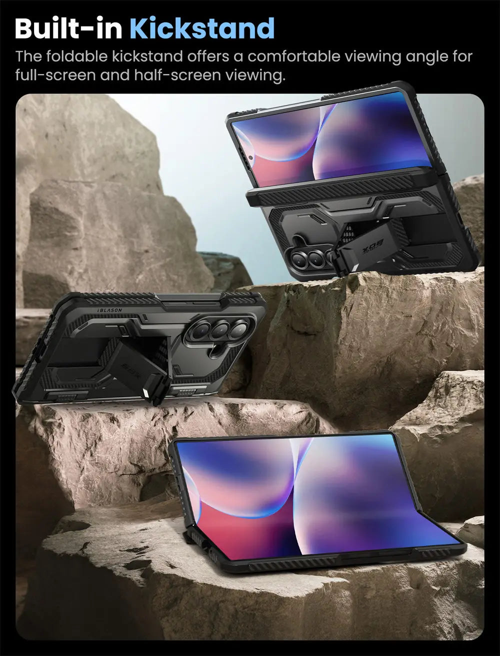 I-BLASON Z Fold 7 Armorbox Protective Phone Case