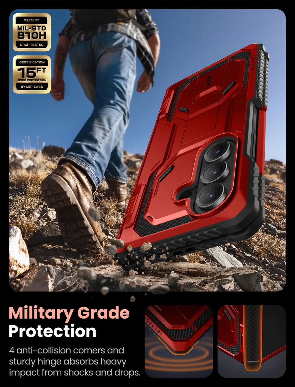 I-BLASON Z Fold 7 Armorbox Protective Phone Case