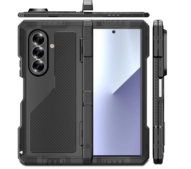 Galaxy Z Fold 7 Metal Bumper Heavy Duty Shockproof Cover