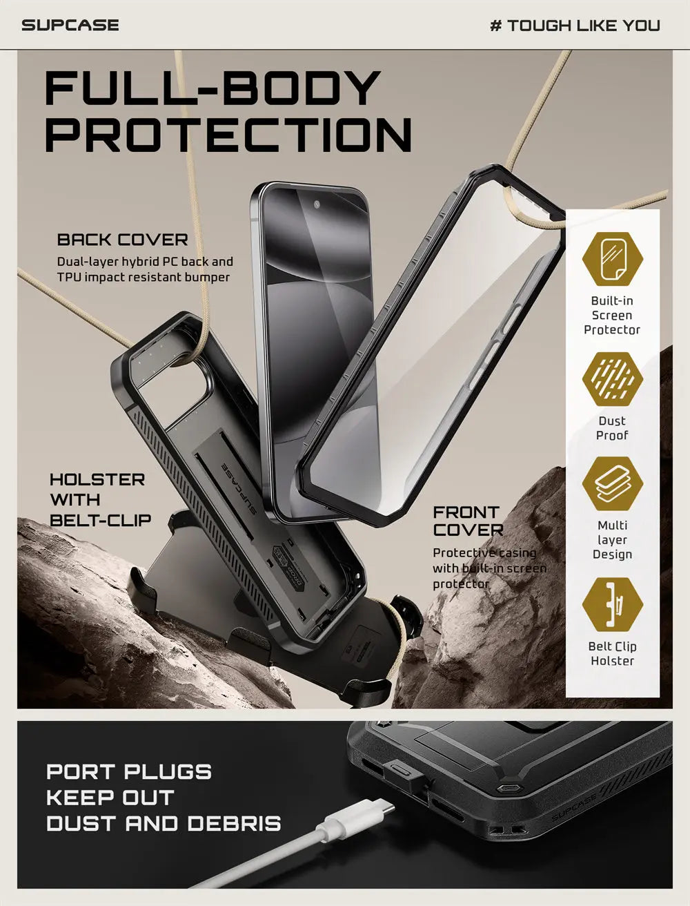 SUPCASE Pixel 10 Pro XL UB Pro Protection Case
