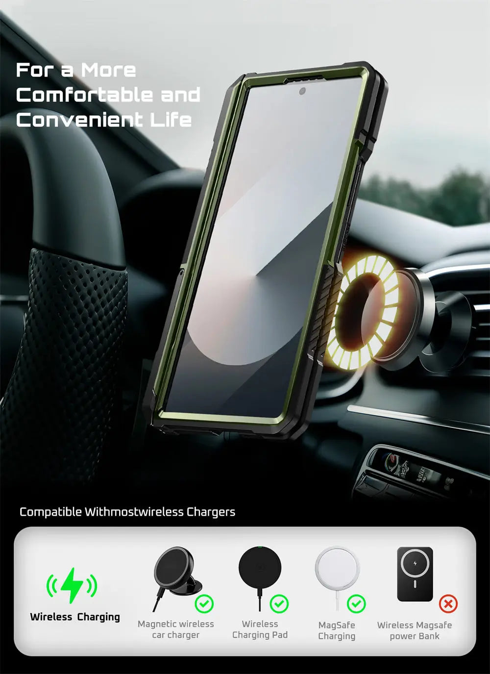 SUPCASE Z Fold 7 UB Grip Anti-Scratch Heavy Duty Case