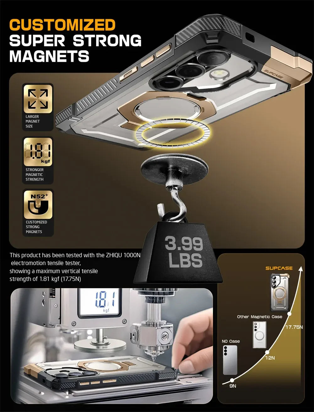 SUPCASE Galaxy S25 2025 UB Grip Anti-Scratch Heavy Duty Case