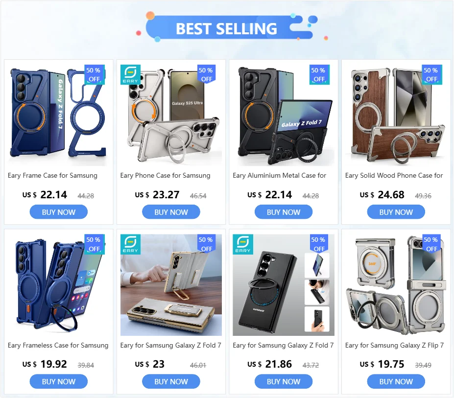 Aluminium Galaxy Z Fold 7 360° Magnetic Stand Cover