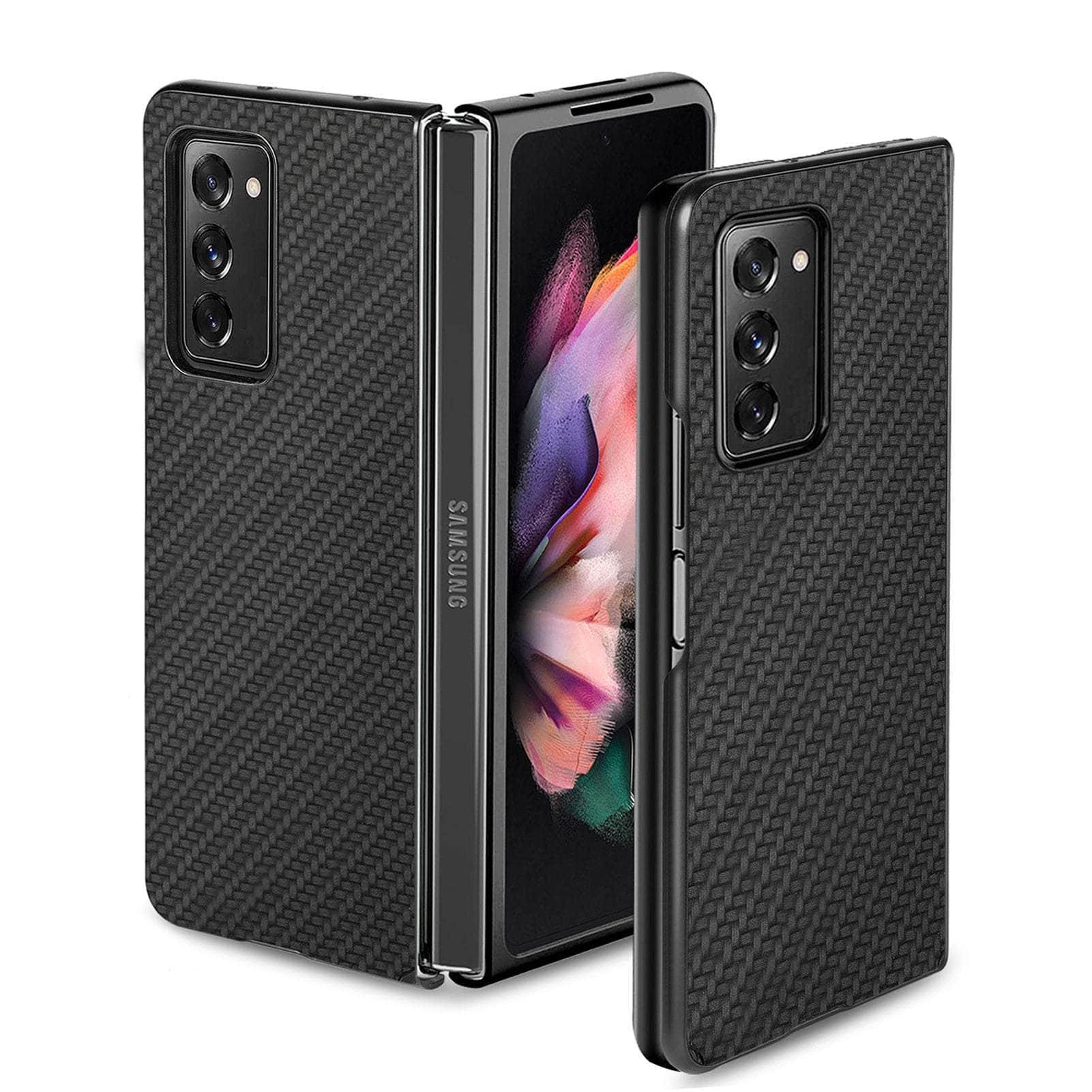 Anti-Slip Carbon Galaxy Z Fold 3 Cover