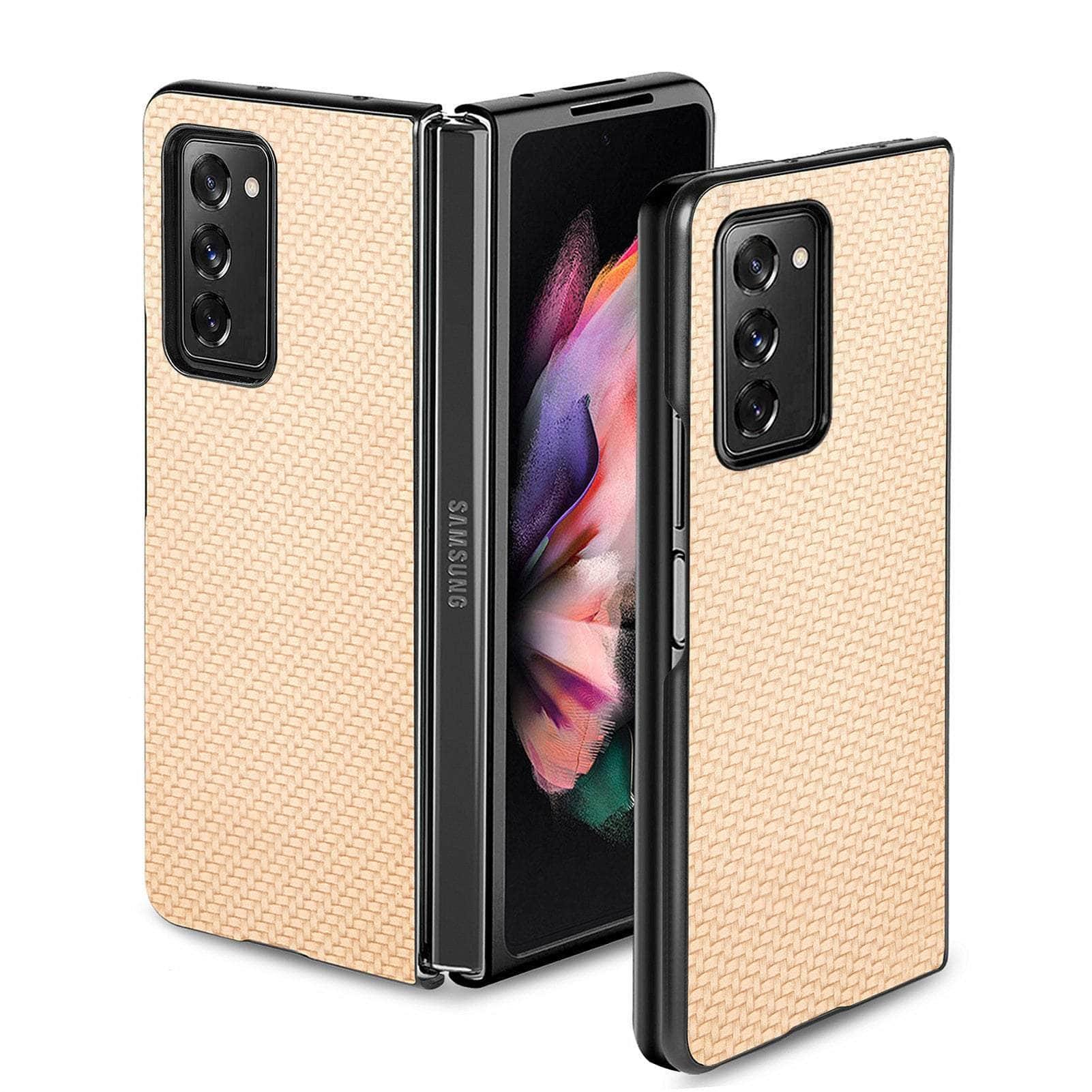 Anti-Slip Carbon Galaxy Z Fold 3 Cover